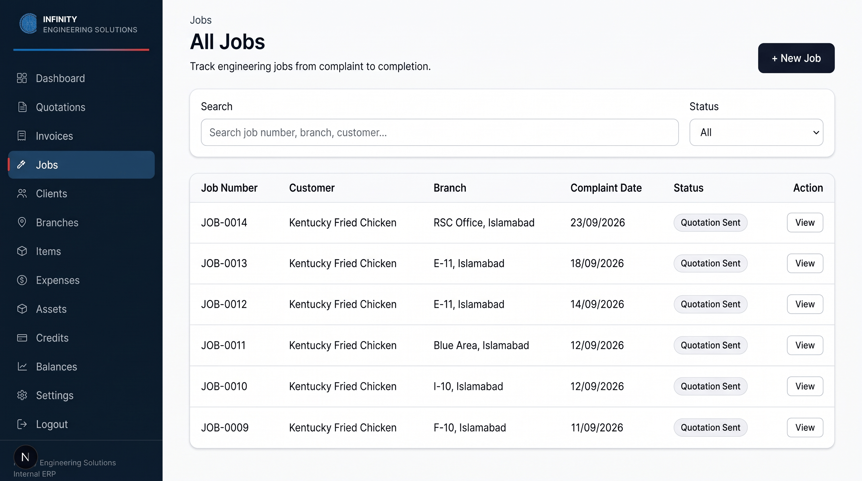Ovelah Jobs UI